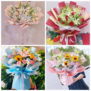 毕节市赫章县纳雍县威宁县同城鲜花店情人玫瑰百合送朋友长辈老婆