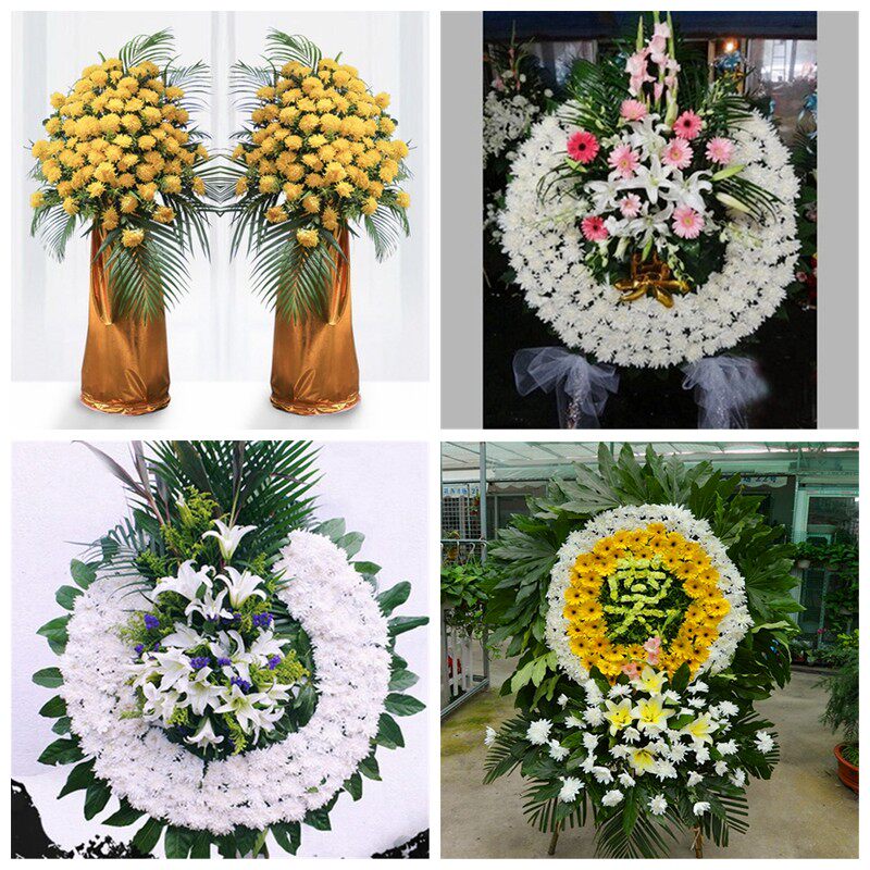 平凉静宁县泾川灵台崇信县花圈白