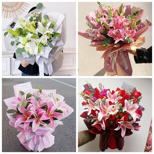 凯里市施秉县从江县锦屏县同城鲜花店情人玫瑰百合送朋友长辈老婆