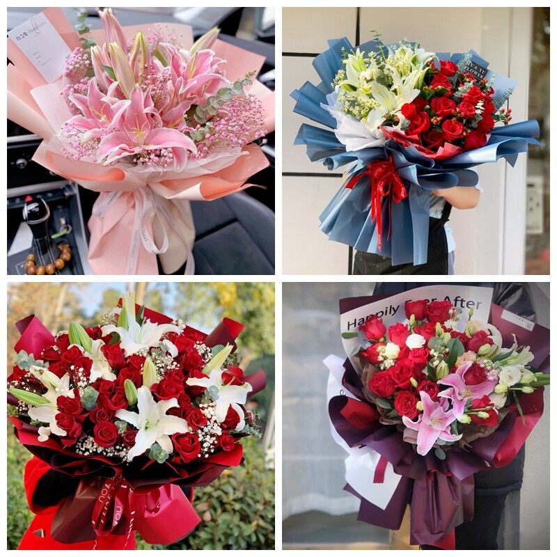 上海奉贤区金汇四团青村镇同城鲜花店生日玫瑰百合送朋友长辈老婆