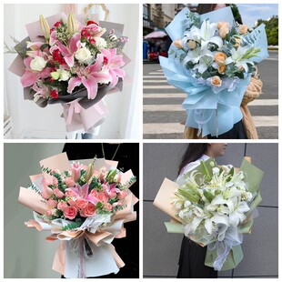 正镶白旗太仆寺旗阿巴嘎旗同城鲜花店送生日玫瑰百合送朋友长辈老