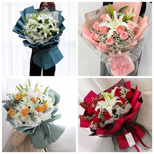 阿克苏乌什县阿瓦提柯坪县同城鲜花店情人玫瑰百合送朋友长辈老婆