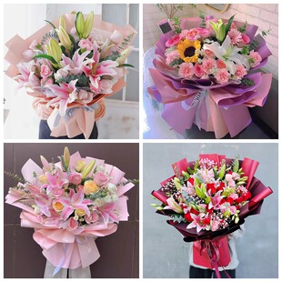 嘉峪关雄关区长城区镜铁区同城鲜花店送生日玫瑰百合送朋友长辈老