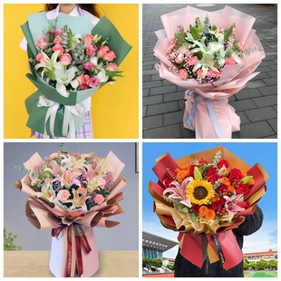 汉中市汉台区留坝区西乡县同城鲜花店情人玫瑰百合送朋友长辈老婆