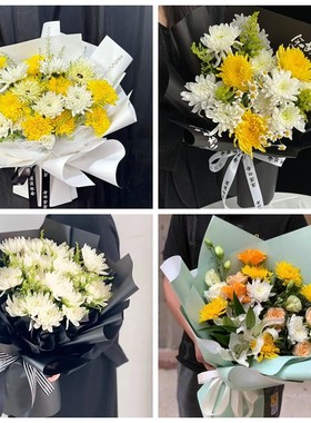 上海市青浦区重固镇白鹤镇菊花鲜花同城配送清明上坟扫墓祭奠悼念