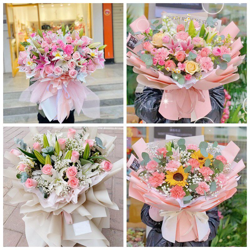 常州天宁区钟楼区武进区同城鲜花店生日玫瑰百合配送朋友长辈老婆