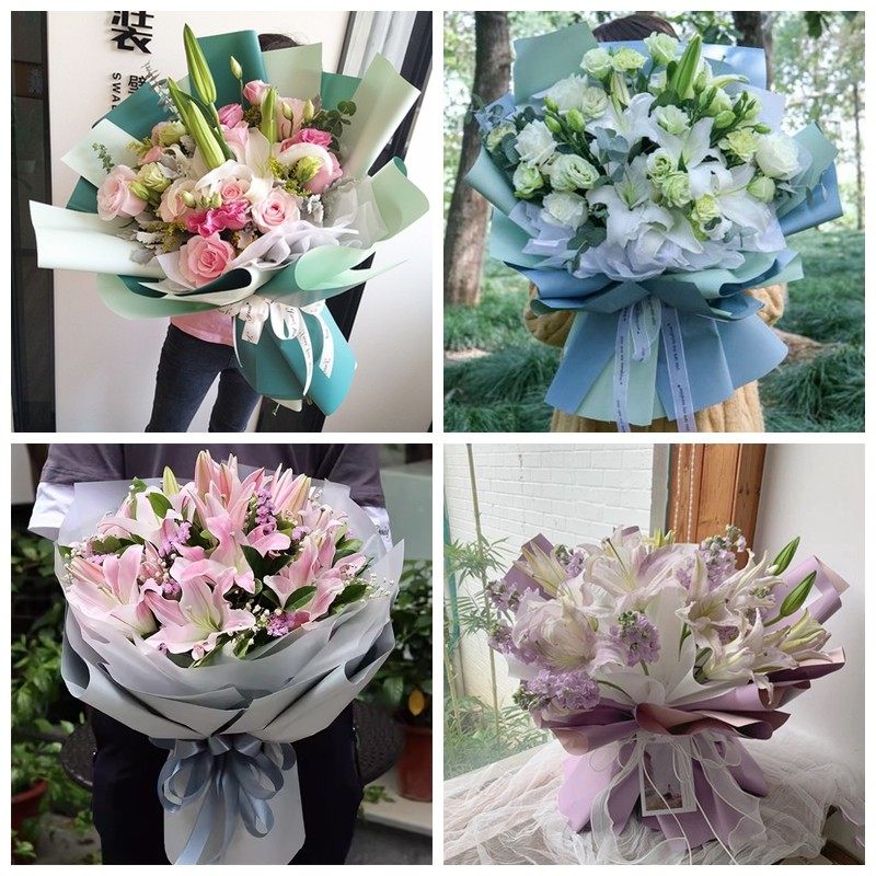 洛阳市伊滨区偃师市洛宁县同城鲜花店生日玫瑰百合送朋友长辈老婆