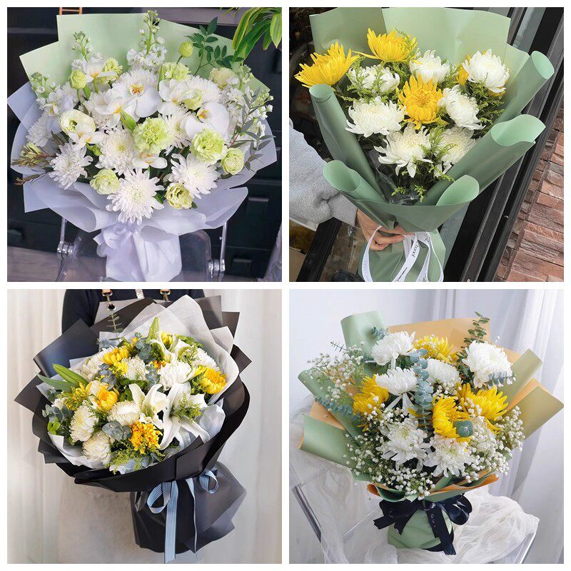 防城港港口防城东兴上思县菊花鲜花同城配送清明上坟扫墓祭奠悼念