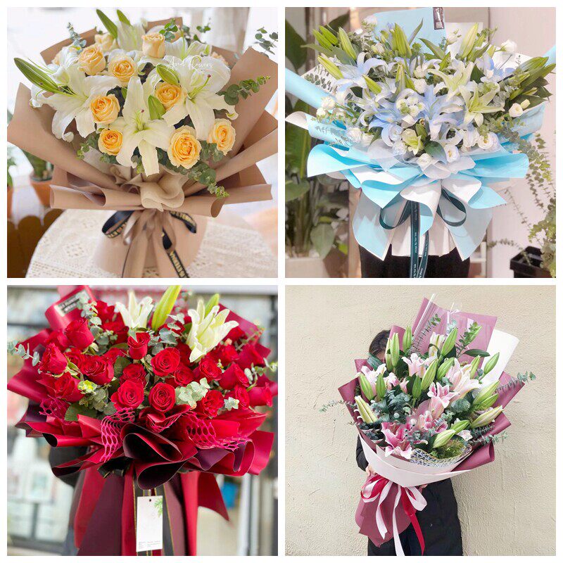 湛江市赤坎区霞山区坡头区同城鲜花店生日玫瑰百合送朋友长辈老婆