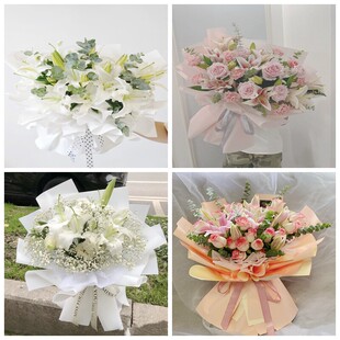 北京通州区玉桥永顺梨园街同城鲜花店情人玫瑰百合送朋友长辈老婆