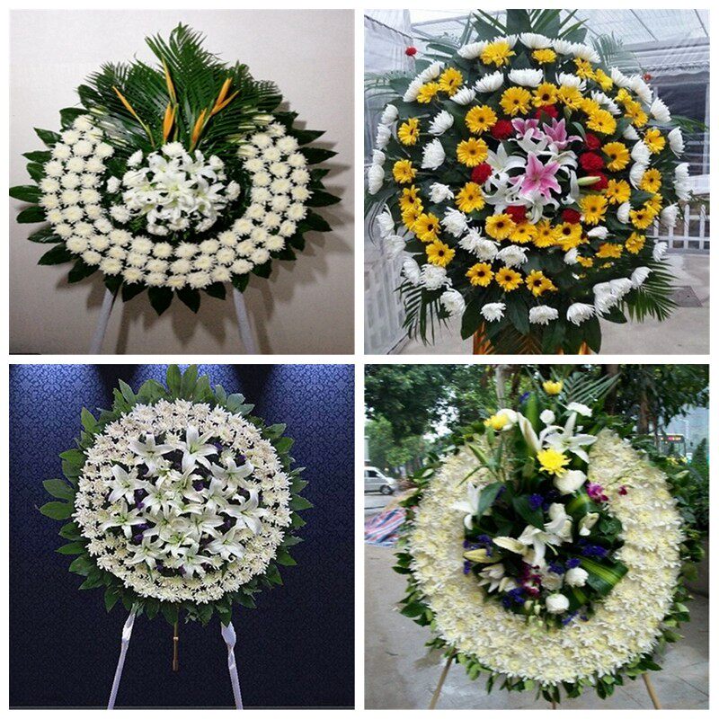 邢台南宫沙河市宁晋临城县花圈白事丧事花篮葬礼殡葬鲜花同城店送