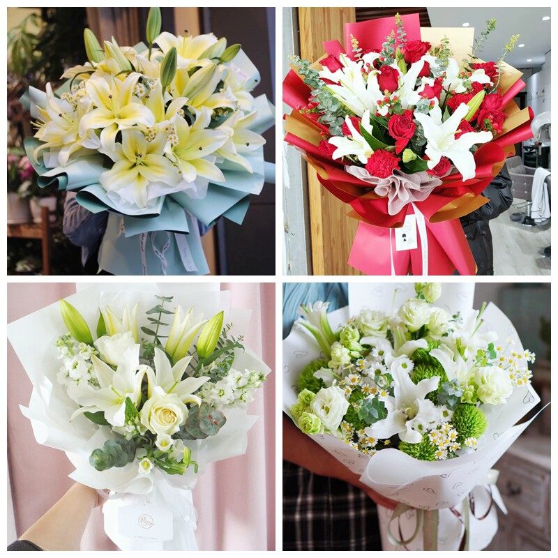 深圳光明新区公明龙华街道同城鲜花店生日玫瑰百合送朋友长辈老婆