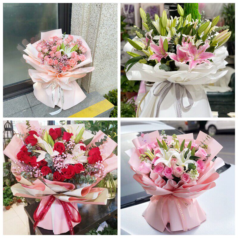 周口市淮阳区鹿邑县项城市同城鲜花店生日玫瑰百合送朋友长辈老婆 - 实物图