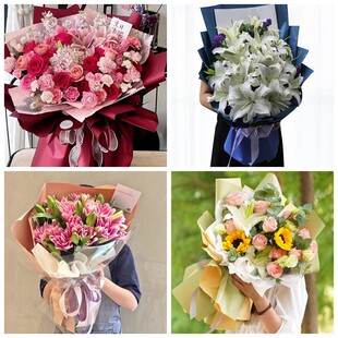 南宁市武鸣区隆安县马山县同城鲜花店情人玫瑰百合送朋友长辈老婆