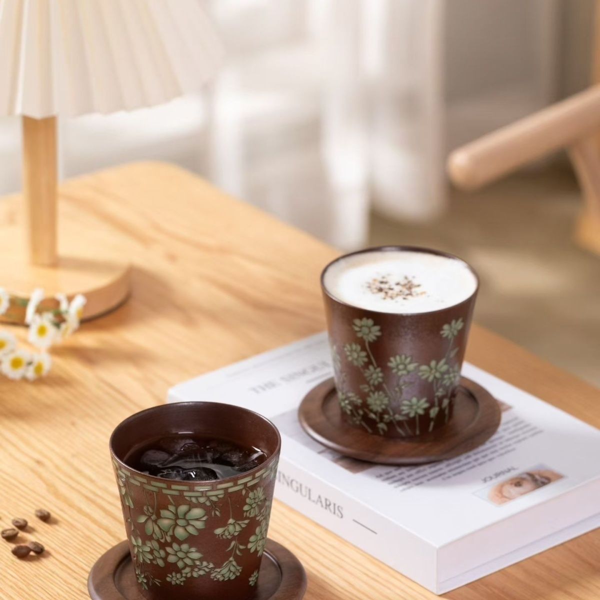 复古手工陶瓷咖啡杯青瓷