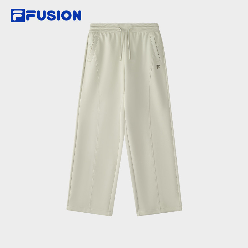 FILA FUSION斐乐潮牌针织长裤女2025冬季新款时尚宽松休闲直筒裤,运动服/休闲服装,运动长裤,淘宝优惠券,粉丝福利购,淘宝优惠卷