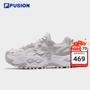 FUSION斐乐潮牌男鞋 老爹鞋 BIANCO厚底潮鞋 硬糖鞋 2025秋新款 FILA