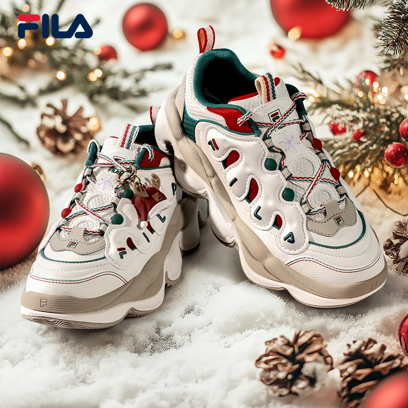 FILA斐乐豌豆鞋圣诞款
