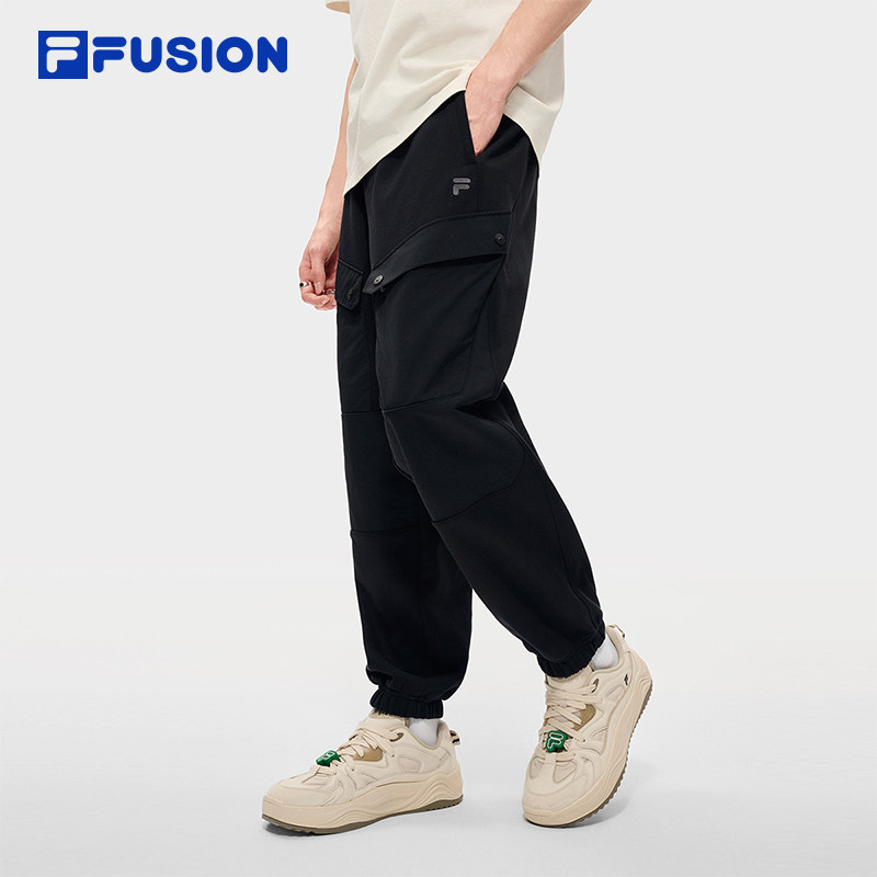 FILA FUSION斐乐潮牌针织长裤男2026春季新款时尚宽松收口休闲裤,运动服/休闲服装,运动长裤,淘宝优惠券,粉丝福利购,淘宝优惠卷