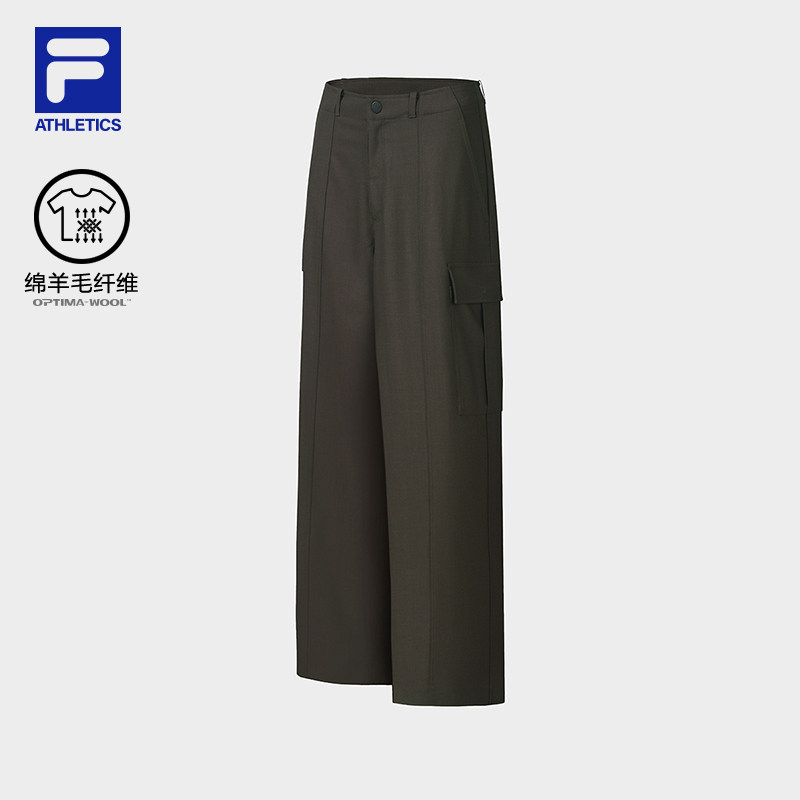 斐乐轻户外阔腿裤工装裤
