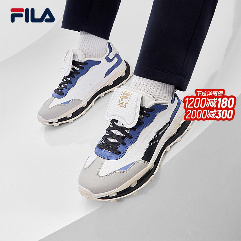 FILA 斐乐官方男鞋KM 2先锋运动鞋2025冬新款叠叠鞋休闲鞋运动鞋