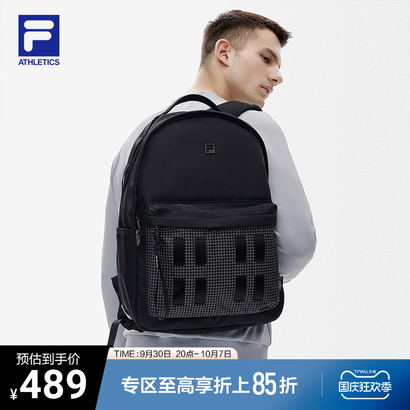 fila斐乐官方情侣款背包2022秋新款旅行户外运动双肩包大容量书包