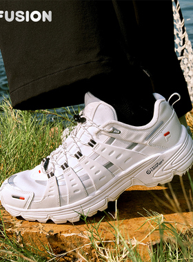 Como X丨FILA FUSION斐乐潮牌女鞋登山鞋户外旅游休闲运动鞋男鞋