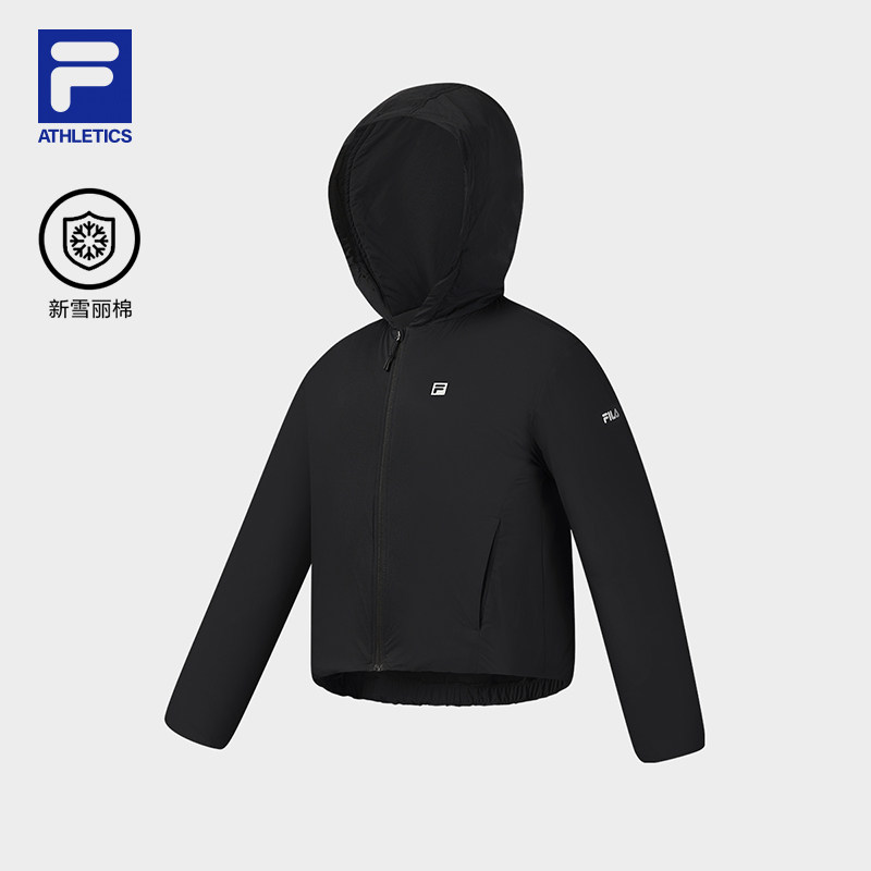 FILA 斐乐官方女士棉服2026春新款健身运动宽松短款连帽保暖外套,运动服/休闲服装,运动棉衣,淘宝优惠券,粉丝福利购,淘宝优惠卷