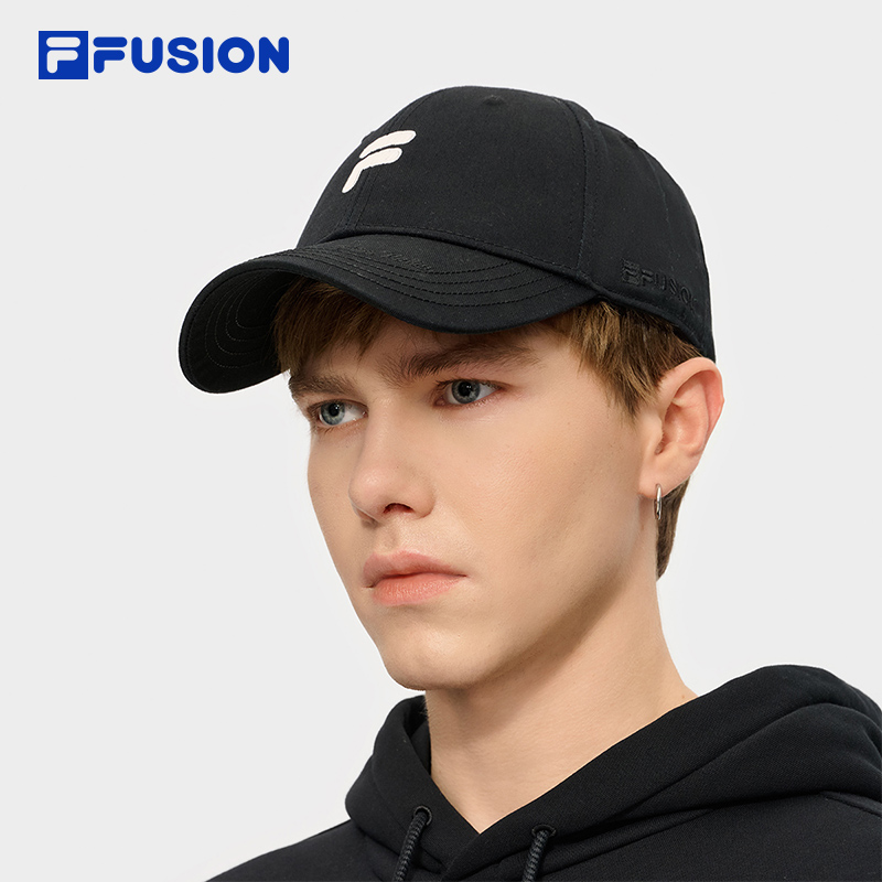 FILA FUSION斐乐帽子情侣棒球帽男2025新款休闲运动帽鸭舌帽女