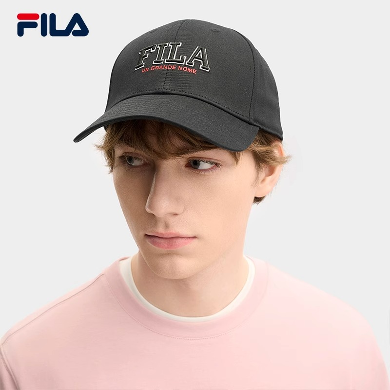 FILA斐乐官方情侣款棒球帽2025夏季新款时尚休闲运动帽遮阳鸭舌帽