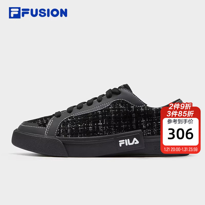 FILA FUSION斐乐潮牌女鞋POP滑板生活鞋2025秋季新款休闲鞋帆布鞋,运动鞋new,帆布鞋,淘宝优惠券,粉丝福利购,淘宝优惠卷