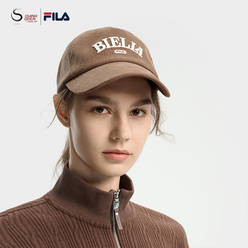 FILA 斐乐官方情侣款棒球帽2025冬季新款网球运动帽遮阳帽鸭舌帽