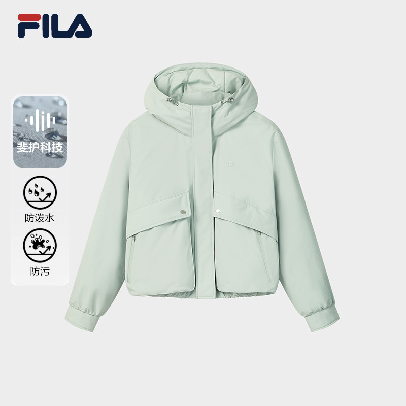 FILA 斐乐官方女士棉服2026春新款时尚休闲宽松保暖花苞连帽外套,运动服/休闲服装,运动棉衣,淘宝优惠券,粉丝福利购,淘宝优惠卷