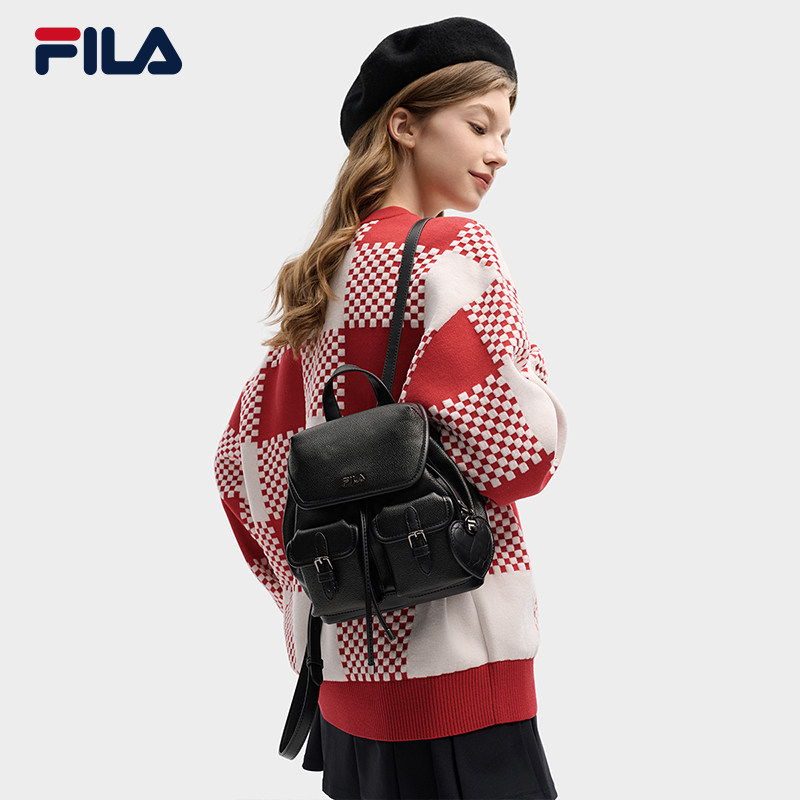 FILA 斐乐官方女包背包2026春季新款时尚双肩包精致小书包随身包,运动包/户外包/配件,双肩背包,淘宝优惠券,粉丝福利购,淘宝优惠卷