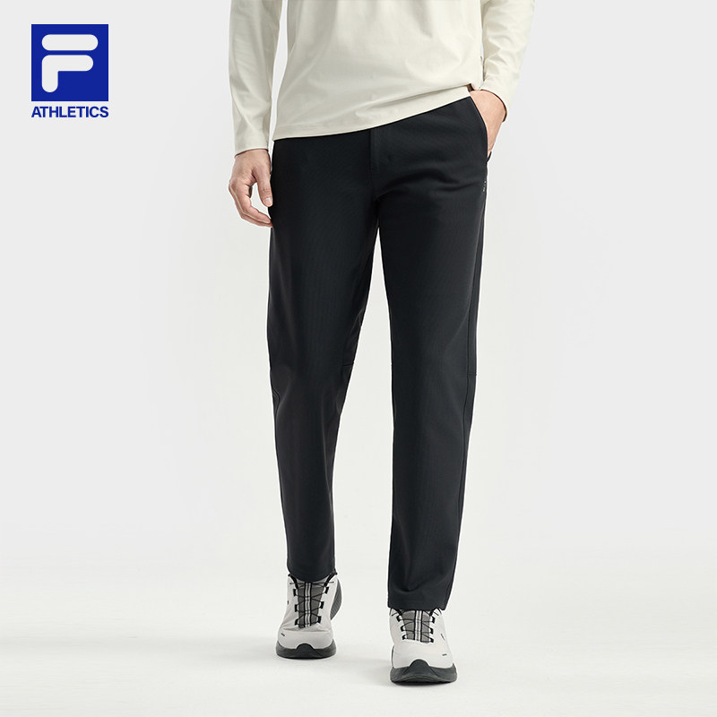 FILA 斐乐官方男士针织长裤2025冬季新款跑步健身运动基础灵动裤,运动服/休闲服装,运动长裤,淘宝优惠券,粉丝福利购,淘宝优惠卷