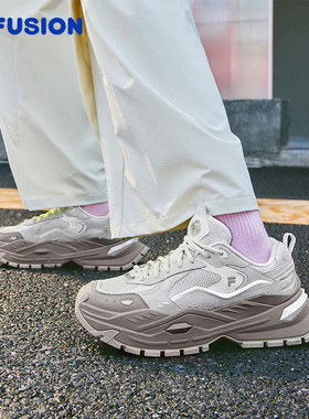 FILA FUSION斐乐潮牌女鞋BIANCO IV厚底潮鞋2025秋新款硬糖鞋4代