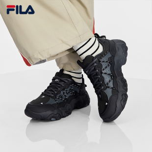 6复古运动鞋 FLUID 2025冬季 新款 FILA 猫爪6代休闲鞋 斐乐官方女鞋