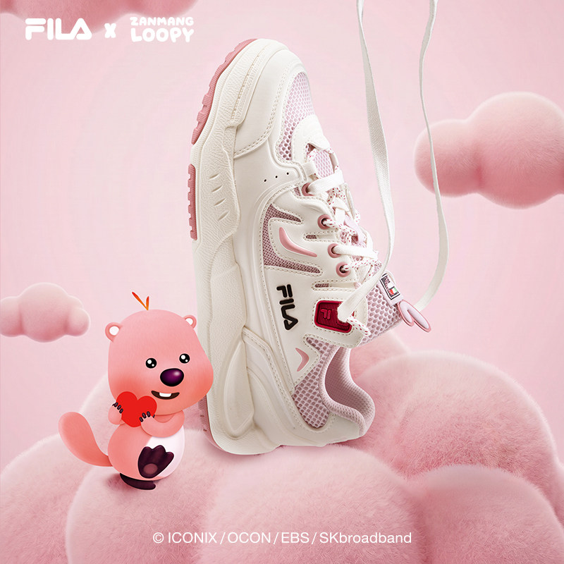 FILA x ZANMANG LOOPY 联名COMP赞萌露比女休闲板鞋网球生活鞋
