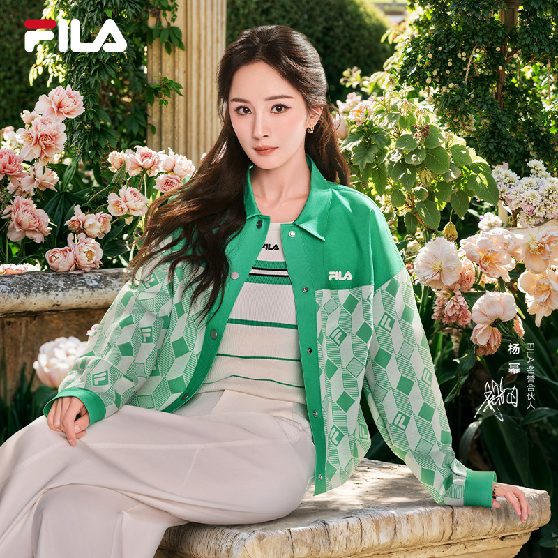 FILA斐乐女士针织长袖外套