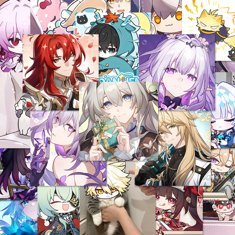 崩坏星穹铁道】二次元精美周边贴纸如我所书黄金裔翁法罗斯贴画