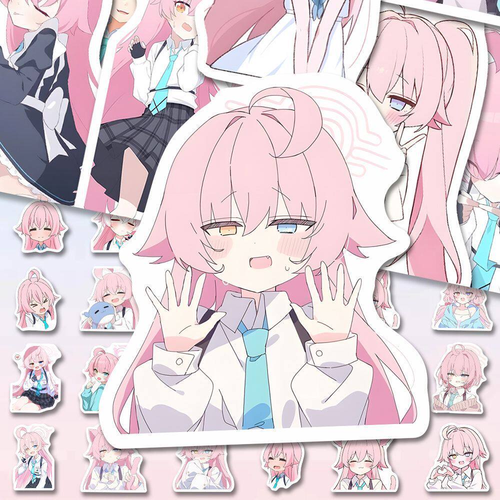 114张小鸟游星野碧蓝档案周边贴纸二次元动漫装饰手账手机壳防水