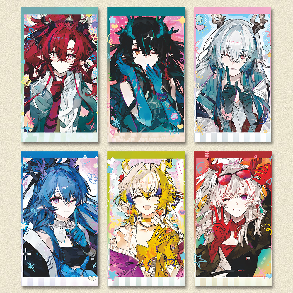 热门】明日方舟精美周边拍立得小卡二次元游戏收藏纪念明信片