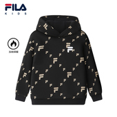 新款 FILA斐乐儿童童装 卫衣2025年冬季 男小童连帽卫衣