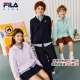 男女中大童休闲套头上衣 新款 FILA斐乐儿童童装 翻领卫衣2026年春季
