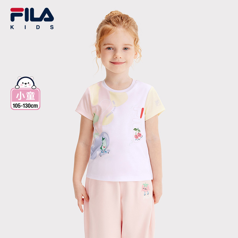 FILA斐乐女小童短袖T恤