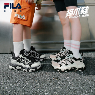 FILA斐乐儿童童鞋跑步鞋2025年秋季新款男女小童旋钮BOA复古鞋
