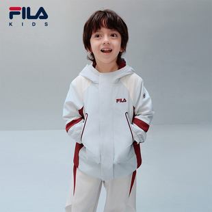 【抗菌功能】FILA斐乐儿童童装棉服2026年春季新款男童小童两件套