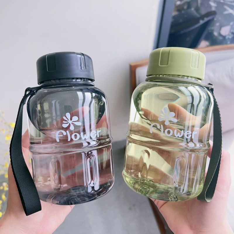 食品级塑料水杯耐高温无毒便携户外夏天运动大容量太空杯防摔水瓶