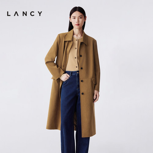 复古元素 考究腰线 精致扣饰