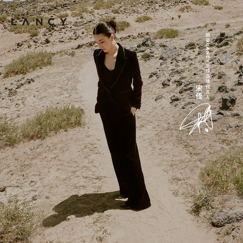 平整腰头 高腰裤型 微喇裤型